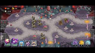 Kingdom Rush Alliance  Ballista Outpost only Temple Courtyard [upl. by Rengia]