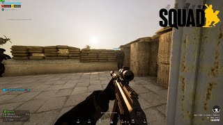 Attacking enemies from a fortified position  Squad gameplay [upl. by Yehudit]