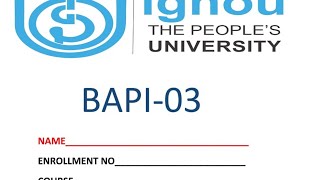 BAPI 03 PRACTICAL  BAPI 03 PROJECT  BAPI 3 BAPI 003 PRACTICAL [upl. by Aarika]