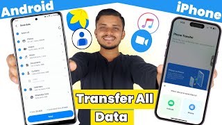 How to transfer data from Android to iPhone  BEST WAY [upl. by Okram]