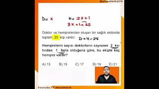 Sayı Problemleri Tip 1 Soru yksmatematik [upl. by Diet]