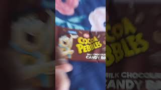 Cocoa Pebbles chocolate bar review [upl. by Ettevol]