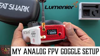 My Analog FPV Goggle Setup  Fat Shark HDO  rapidFIRE  Lumenier AXII 2 [upl. by Ettenor]