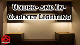 Install UnderCabinet and InCabinet LED Strip Lighting [upl. by Gal]