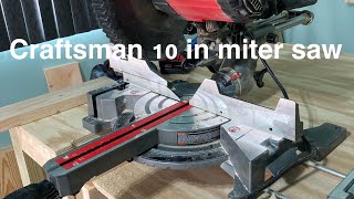 10” dual bevel sliding miter saw informational video [upl. by Jeffcott]