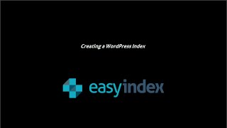 How to Create a WordPress Index with EasyIndex [upl. by Balfore]