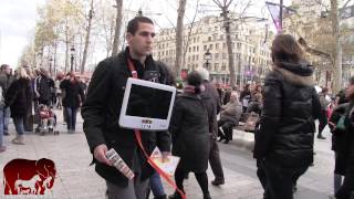 Happening contre le foie gras 15122012 [upl. by Hayarahs]