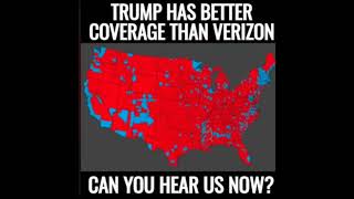 Trump Has Better Coverage Then Varizon [upl. by Nauqal738]