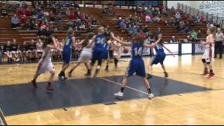 Girls Basketball Willmar at Brainerd  Lakeland News Sports  February 13 2015 [upl. by Yentirb]