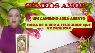 GÊMEOS AMOR UM CAMINHO SERÁ ABERTO HORA DE VIVER A FELICIDADE QUE VOCÊ DESEJOU [upl. by Accissej]