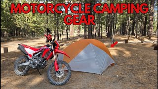 What I Packed On My Motorcycle Camping Trip [upl. by Ahsinak]