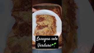 Lasagna Spaziale con sole Verdure🌱 lasagna lasagnadiverdure cavoloverza ragudilenticchie vegan [upl. by Tuck]