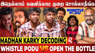 Thalapathy கொடுத்த Reaction After Listens Whistle Podu😱 Madhan Karky Reveals Honestly  VP  GOAT [upl. by Erdnael]