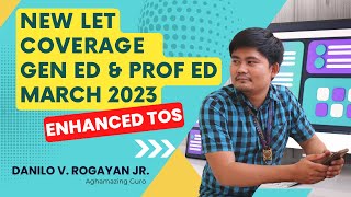 Enhanced TOS for Subjects in Licensure Examination for Professional Teachers March 2023 [upl. by Baptlsta]