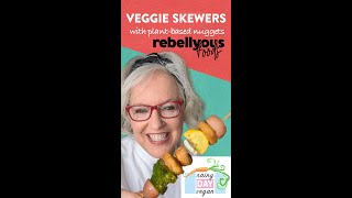 PlantBased Nugget Skewers Recipe [upl. by Lemmueu]