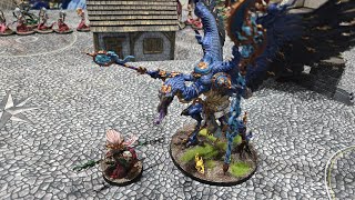 AoS Battle Report Disciples of Tzeentch vs Daughters of Khaine [upl. by Fishman]