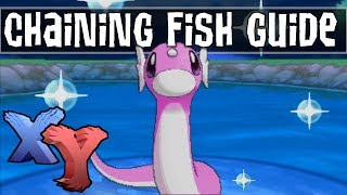 Chaining Fish for Easy Shinies  Shiny Hunting Guide  Pokemon X and Y [upl. by Eeznyl]