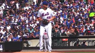 Jacob deGrom 100 MPH Fastball Slow Motion Pitching Mechanics 3rd Base Side View [upl. by Adev]