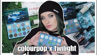 Colourpop x Twilight Collection  Tutorial  Swatches [upl. by Pisano]