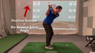 Identify Reverse Spine Angle In The Golf Swing With KCOACH shorts [upl. by Sivram57]