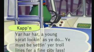 Animal Crossing City Folk Easter Egg  The Kappn Song [upl. by Allac]