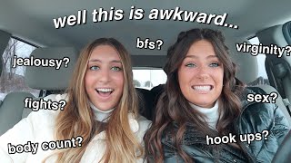 asking my bestfriend questions youre too afraid to ask yours TMI GIRL TALK [upl. by Enaywd]