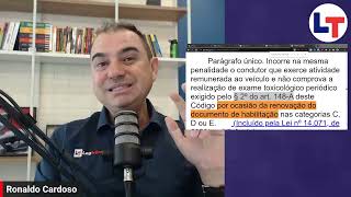 TOXICOLÓGICO SUSPENSO A verdade sobre o Exame Toxicológico em 2023 RonaldoCardoso LegTransito [upl. by Anairotciv]