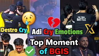 BGIS All Awards Ceremony ✅🇮🇳 TX 3 Destro Cry 🥲 BEST Clutch of BGIS 😱 [upl. by Idahs650]