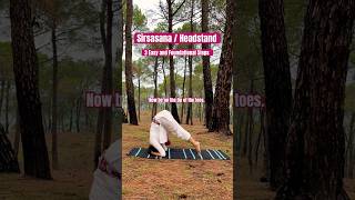 inversions sirsasana stepstoheadstand yoga [upl. by Llerrad]