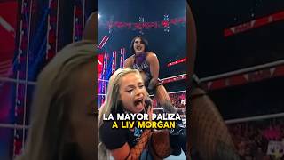 La mayor paliza a Liv Morgan livmorgan wwe wrestling wwefan rhearipley [upl. by Kcirej571]