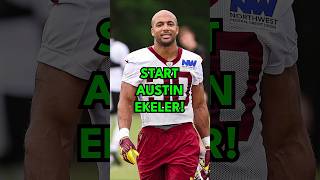 MUST START AUSTIN EKELER VS EAGLES ON TNF FANTASY FOOTBALL nfl fantasyfootball [upl. by Erreipnaej923]