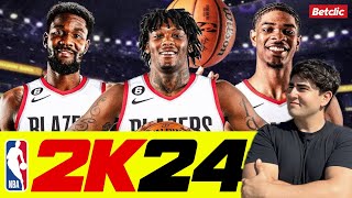 RECONSTRUINDO OS PORTLAND TRAILBLAZERS  NBA 2K24 [upl. by Wheeler]