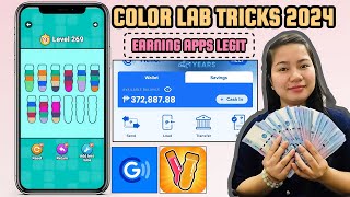 LEGIT EARNING APPS  COLOR LAB TRICKS 2024 [upl. by Opal209]