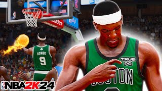 Rajon Rondo Is A TRUE POINT GUARD In NBA 2K24 Play Now Online [upl. by Yrome]