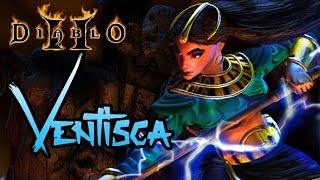 Tutorial de farmeo para principiantes en diablo 2 Mefisto y Pindleskin con hechicera de frio [upl. by Einuj]