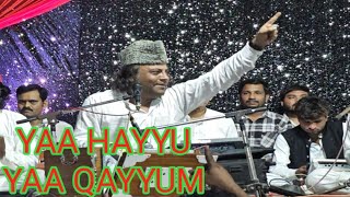 yaa hayyu yaa Qayyum by hazi Syed mukarram ali warsi sabri brotbers 49wa urs mubarak julwania [upl. by Ulberto402]