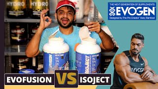 EVOGEN Unboxing  Evofusion VS Isoject  Which Protein is Best for you   Hany Rambod  PROTM [upl. by Darb405]