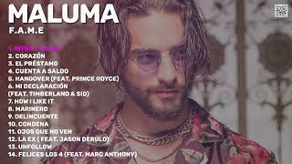 Maluma  FAME Álbum Completo [upl. by Senaj]