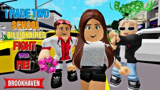 I MADE TWO SCHOOL BILLIONAIRE BOYS FIGHT OVER ME  A Brookhaven Movie VOICED  CoxoSparkle2 [upl. by Cherri567]