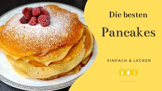 LECKERE Pancakes  einfaches Rezept [upl. by Giark]