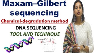 Maxam–Gilbert sequencing I Chemical degradation method I DNA Sequencing I Tools amp Techniques [upl. by Pooi604]