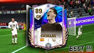 89 CASILLASS REVIEW  CASILLAS IN FC MOBILE 23  FC MOBILE GAMEPLAY ⚽ [upl. by Ylicec]