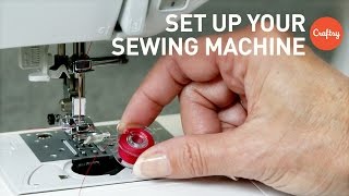 How to Set Up a Sewing Machine for Beginners with Angela Wolf [upl. by Adnilam]