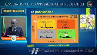 Pr REZOUG ABDELKADER  The time management en odontostomatologie [upl. by Macri]