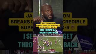 James Harrison on his CRAZY Super Bowl Pick 6 👀 [upl. by Corvin]