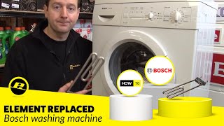 How to Replace the Element on a Bosch Washing Machine [upl. by Nordek]