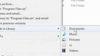 How to create a new folder in your library in Windows 7 [upl. by Benito372]