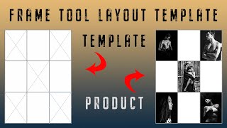 How to Easily Create Custom Templates in Adobe Photoshop with the Frame Tool [upl. by Zohara]