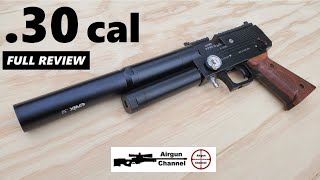 Evanix VIPER 30 cal Review Worlds Most Powerful PCP Pistol SemiAuto Big Bore Air Pistol [upl. by Eizzik]