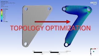 ANSYS 181 Topology Optimization [upl. by Aicened]